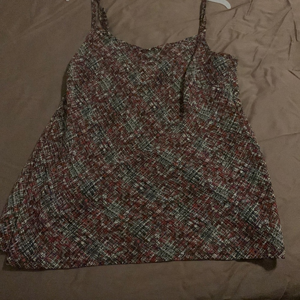 Square stripped tank top